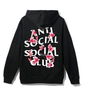 Anti Social Social Club Cherry Blossom Zip Up Hoodie